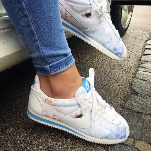 nike cortez fleur