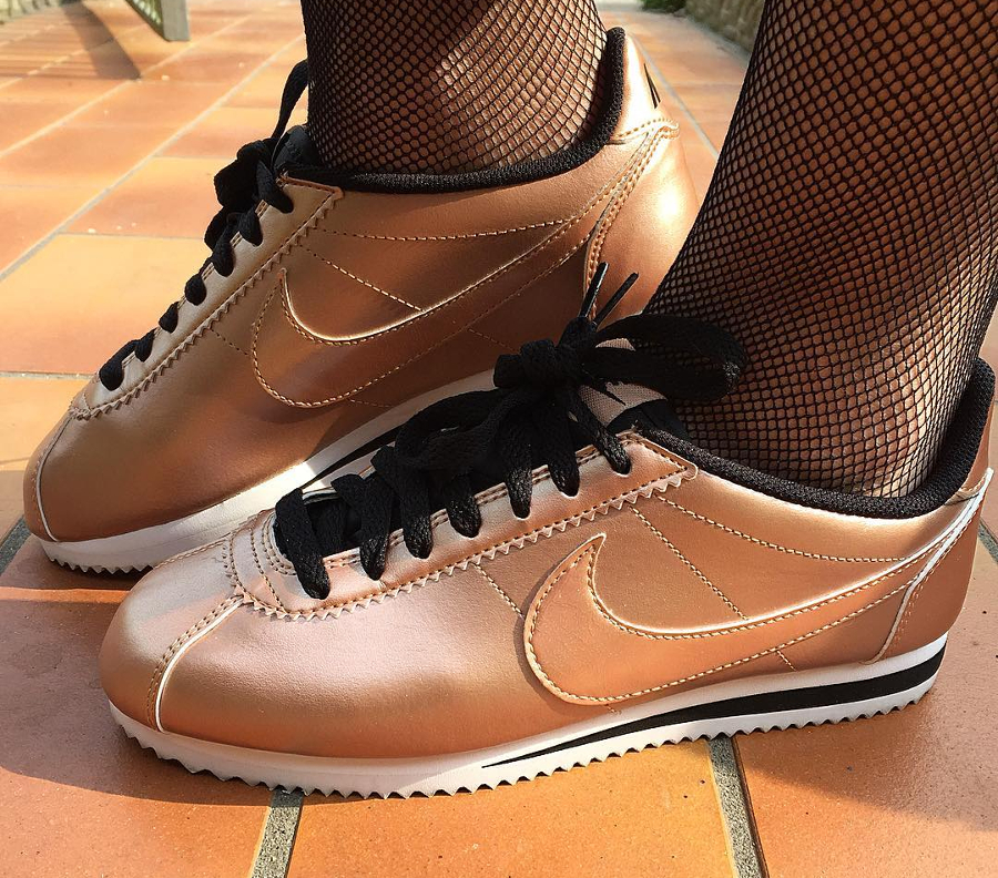 Nike Wmns Cortez Leather Bronze Rose Gold - @annagiannuzzi8888