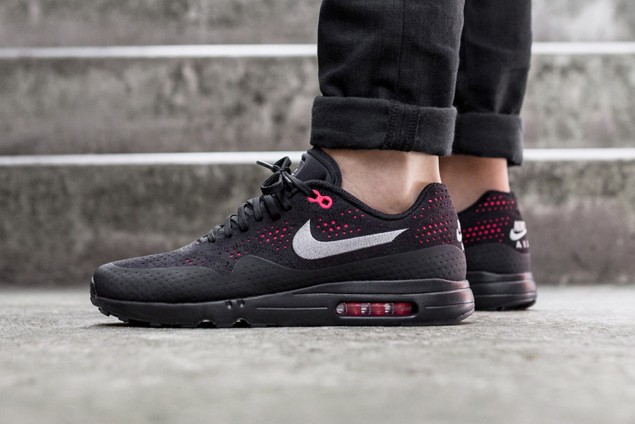 pantalla centavo sabiduría Nike Air Max 1 Ultra 2.0 Moire Noire 'Solar Red'