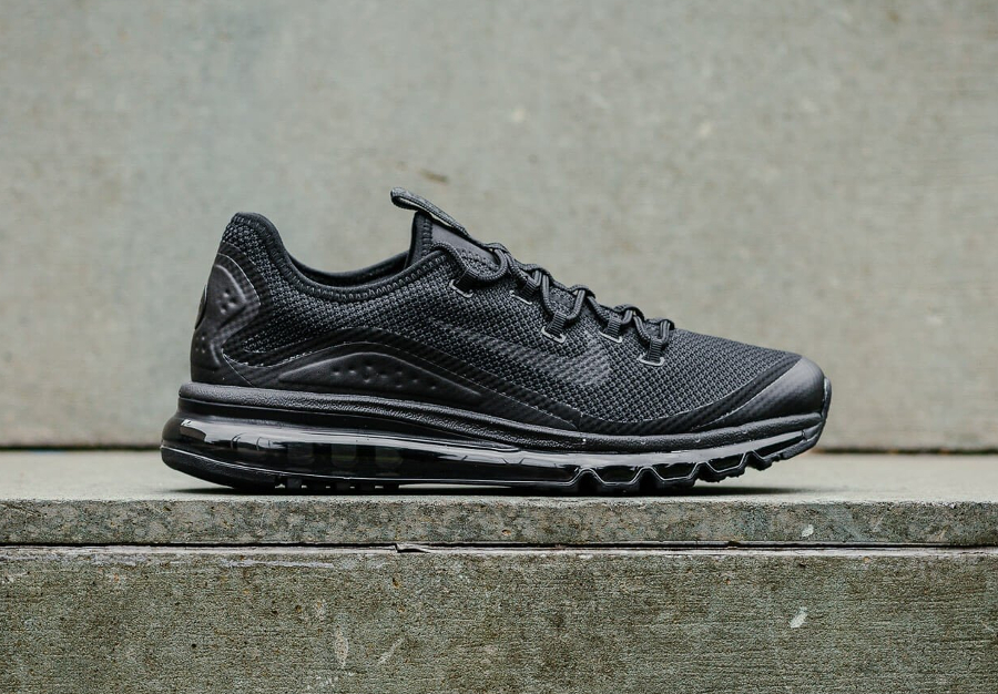 nike air max more triple black