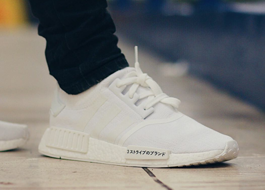 nmd r1 blanche homme