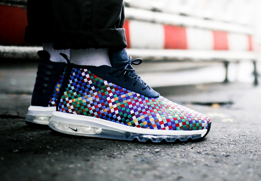 Chaussure NikeLab Air Max Woven Boot SE Rainbow Multicolor (1)