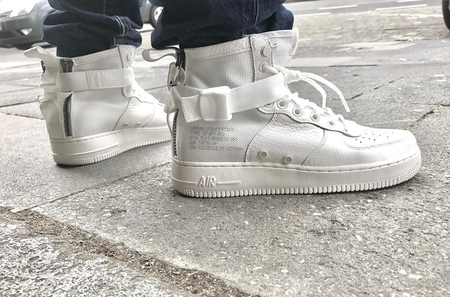 Nike Air Force 1 SF AF1 Mid Ivory - @nisan_nguyen