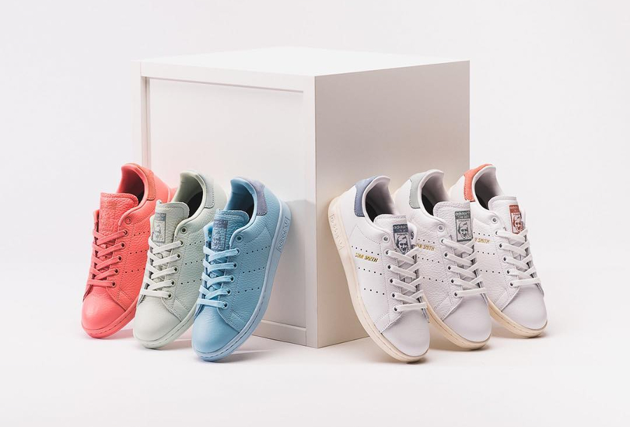 stan smith femme couleur pastel