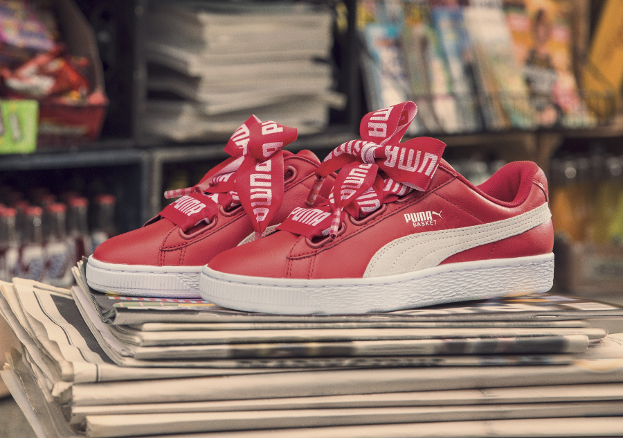 puma heart rouge