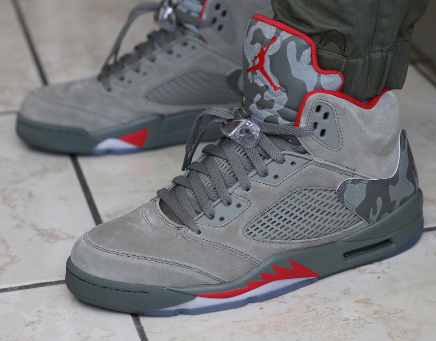 air jordan 5 camo