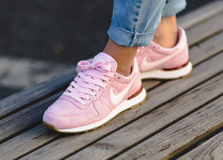 nike internationalist femme rose poudré