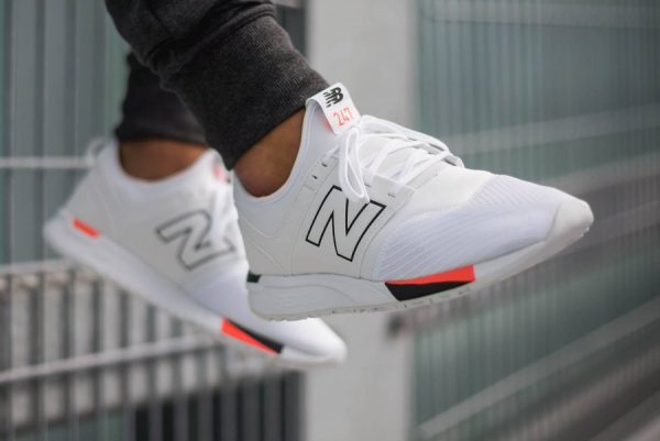 new balance 247 white black