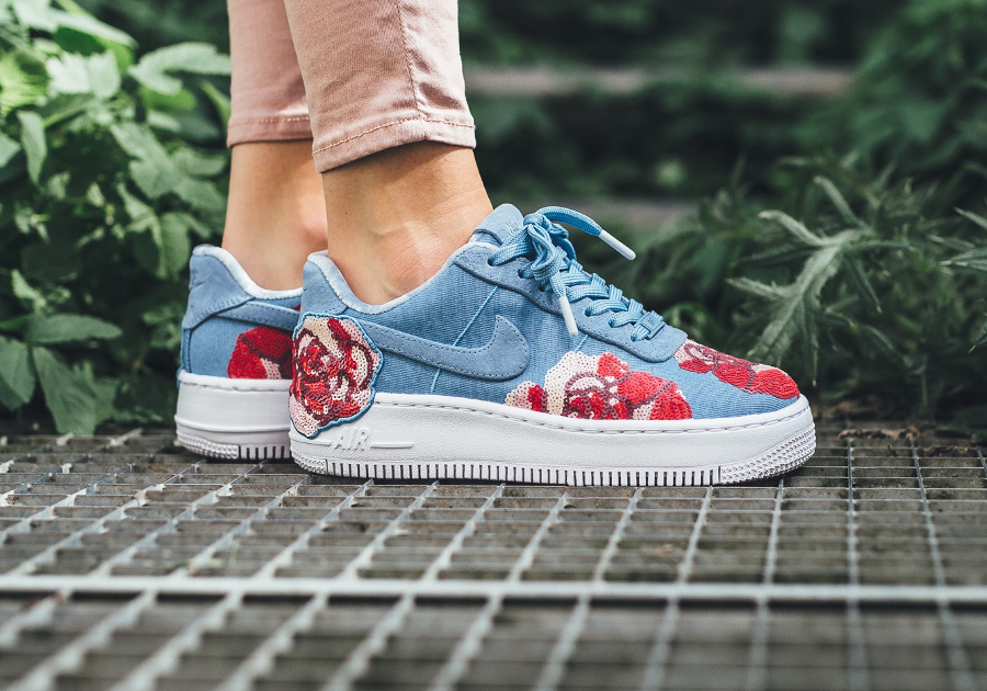 Decepción Malentendido fuerte Nike Air Force 1 Upstep LX 'Floral Rose Sequin' (femme)