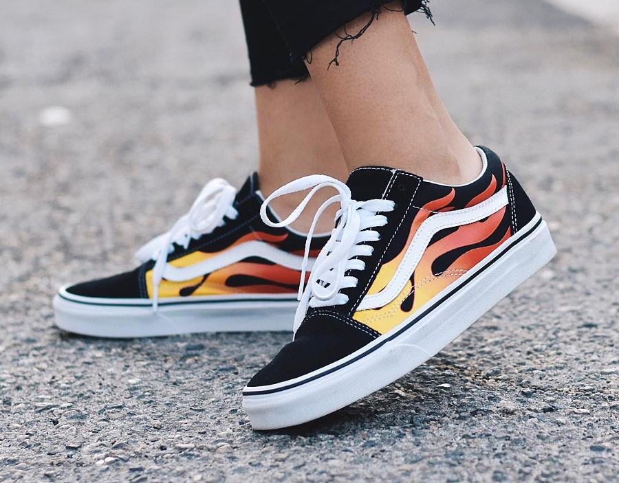 vans flammes