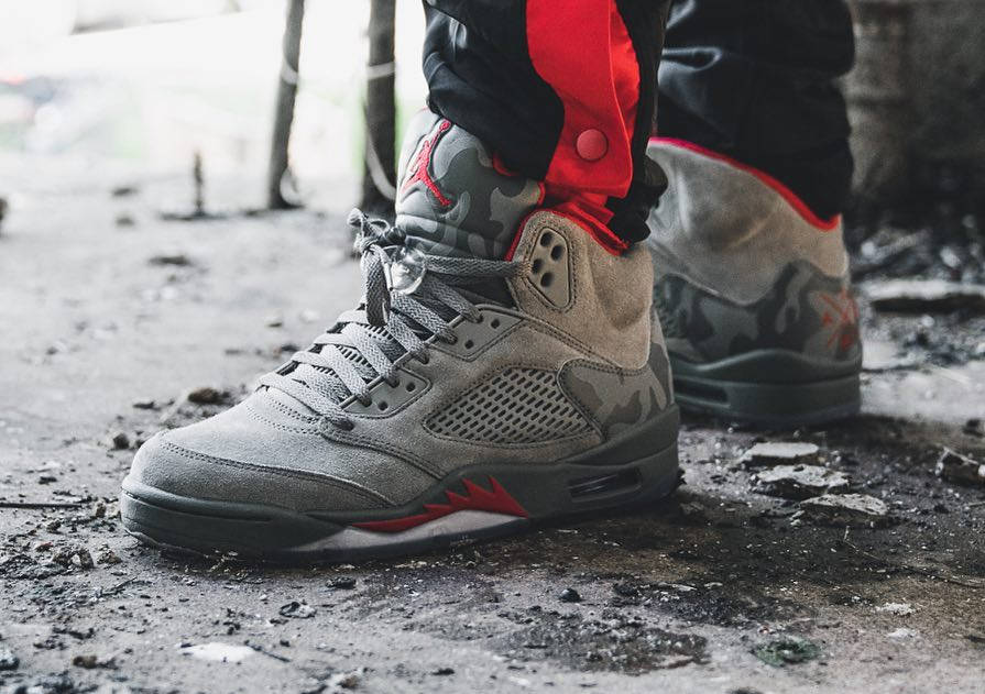 Air Jordan 5 Retro Dark Stucco Camo - @nicholas.case