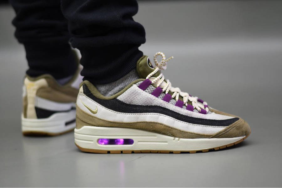 Chaussure Atmos x Nike Air Max 95 x Air Max 1 Viotech