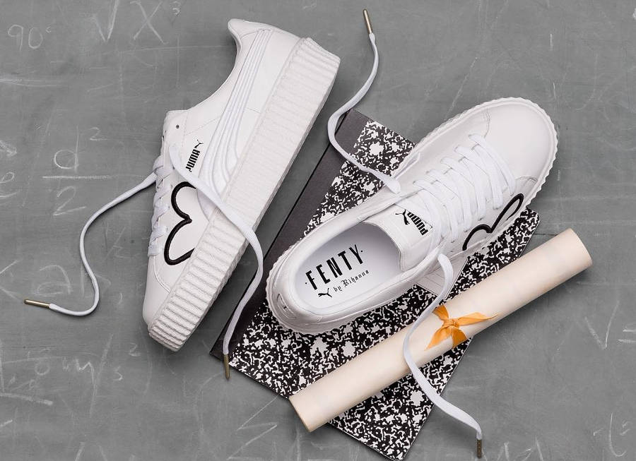 chaussure puma rihanna blanche