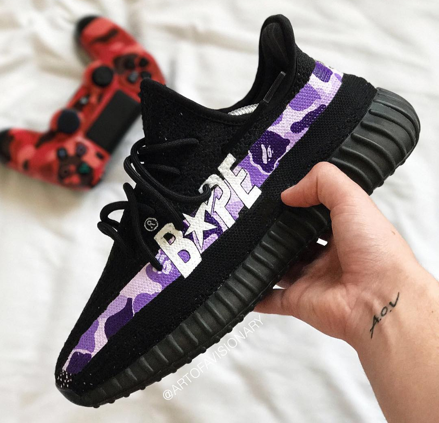 adidas yeezy boost x bape