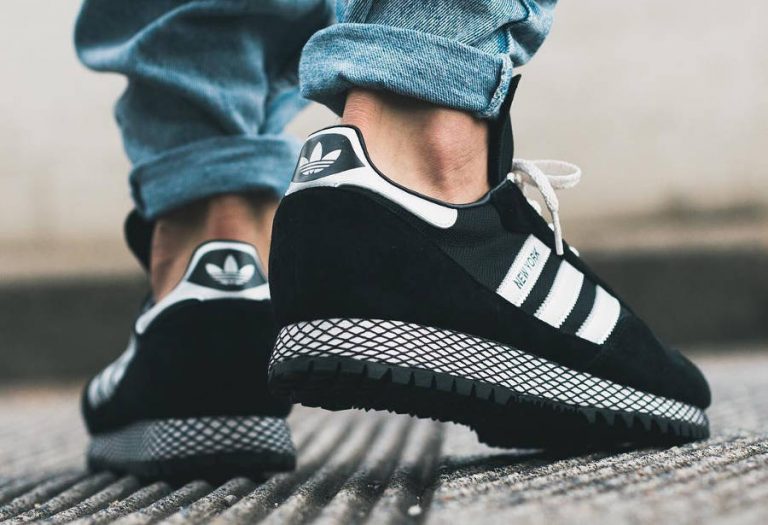 Adidas New York OG Mesh Noir Black Silver Metallic