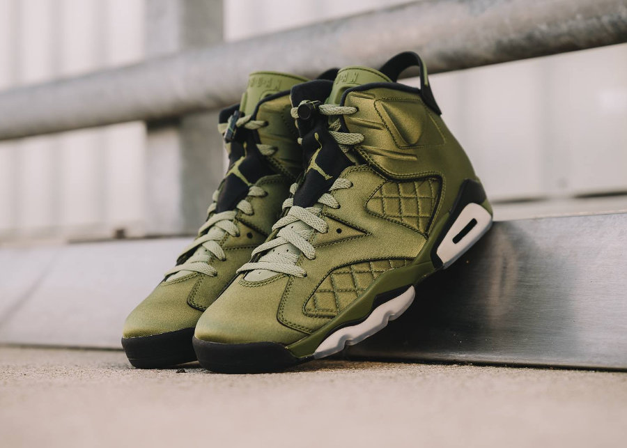 retro 6 pinnacle olive jacket