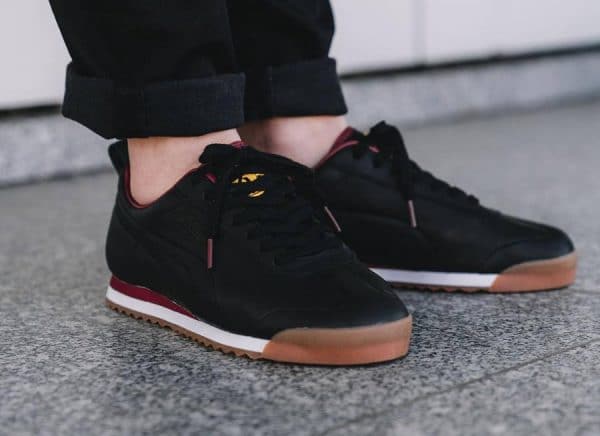 Geruïneerd Discreet voor Daily Paper x Puma Roma Leather Noire 'Africa' : notre avis