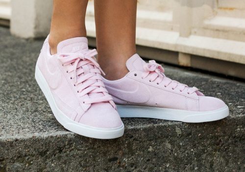 nike blazer high femme rose