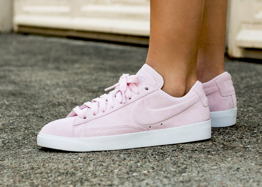 nike blazer basse rose