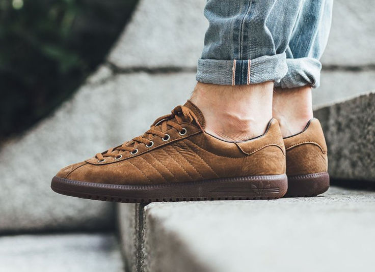 adidas tobacco cuir