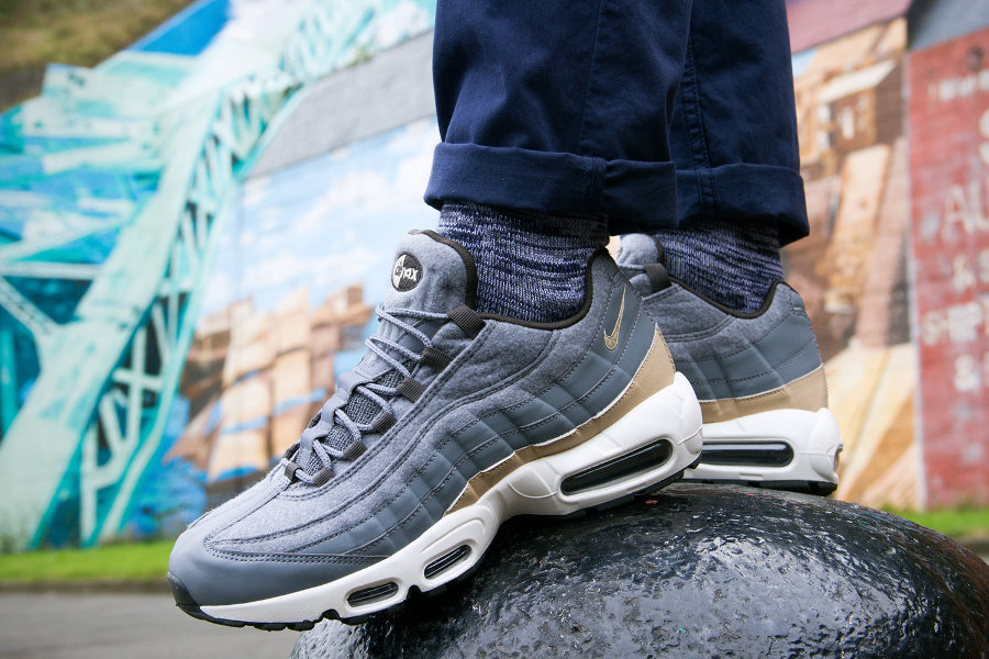 Chaussure Nike Air Max 95 Premium Wool Cool Grey (laine grise)