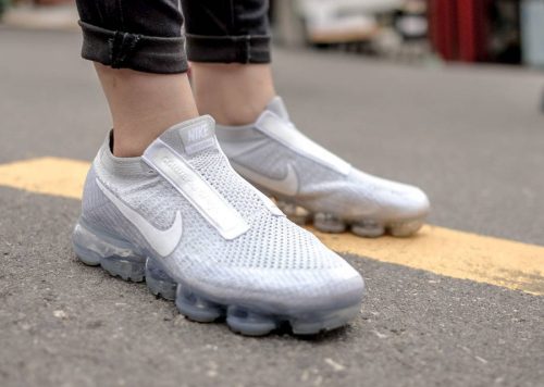 air vapormax se laceless pure platinum