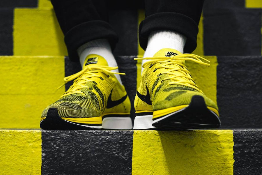 Nike Flyknit Trainer C dra Jaune Bright Citron notre avis