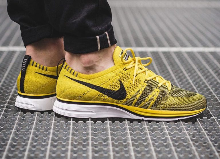 nike flyknit trainer bright citron