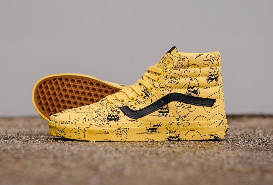 vans sk8 peanuts yellow