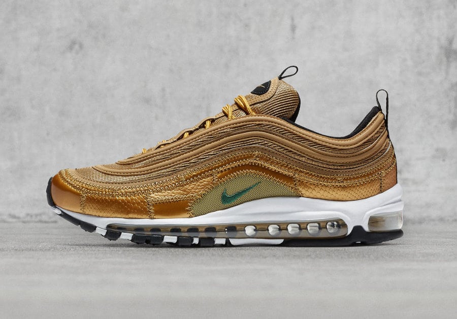 nike air max 97 doré