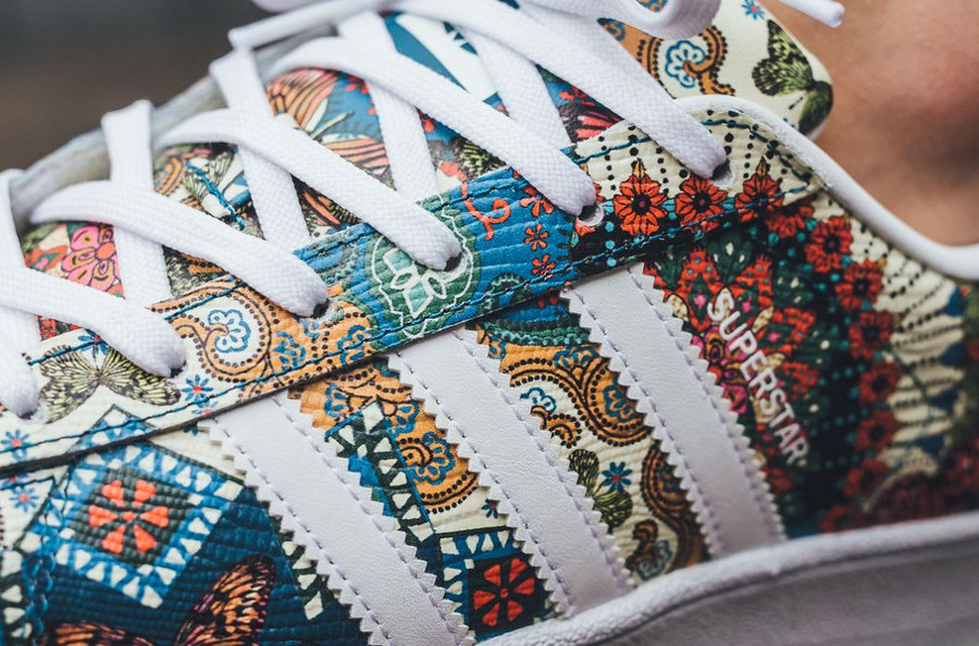 Farm Company x Adidas Superstar femme Tropical Flowers