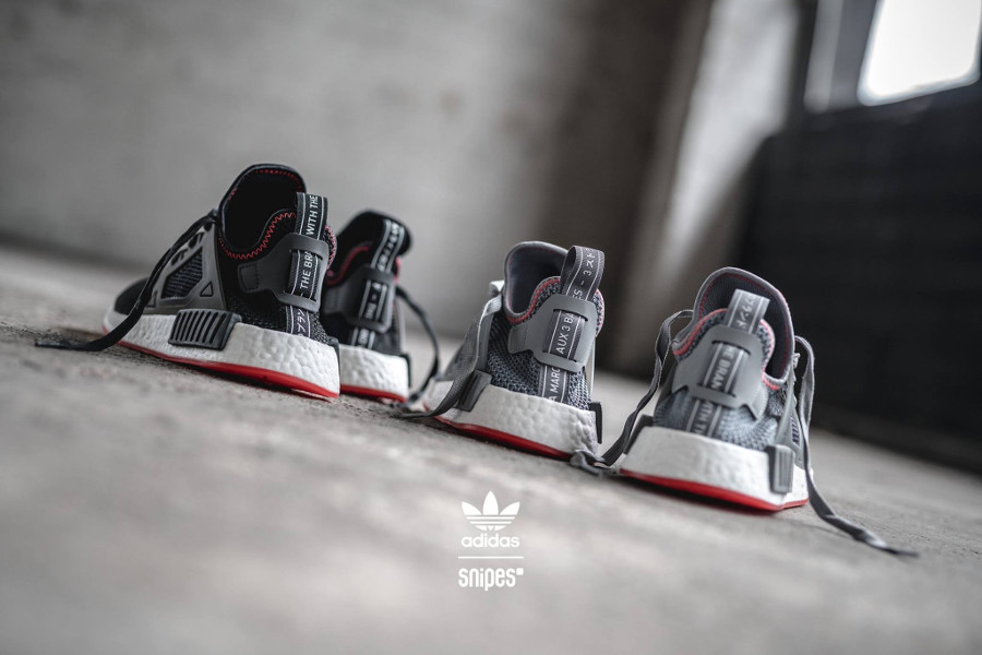 Chaussure Adidas NMD XR1 'Contrast Stitch' (semelle rouge) (1)