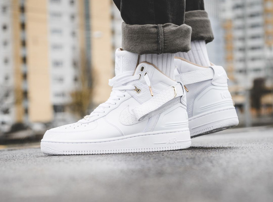 air force 1 high on feet