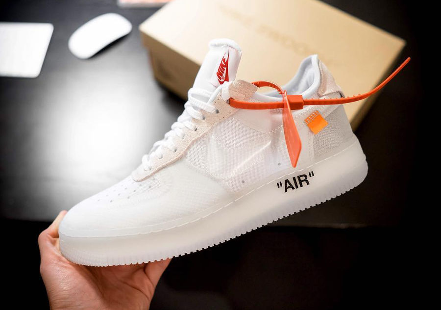 Chaussure Off White x Nike Air Force 1 Low Translucide 'The Ten'