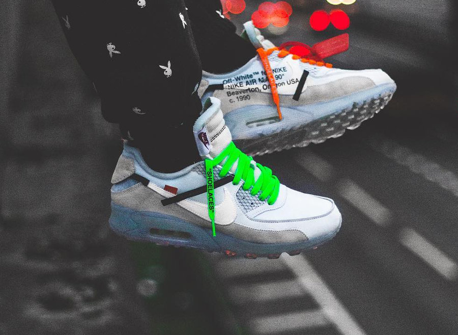 estoy sediento encuentro Escoba Off White x Nike Air Max 90 Ice 'The Ten 10X'