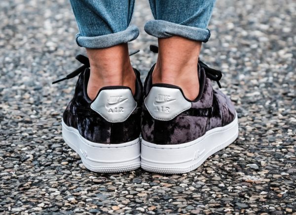 nike air force black velvet
