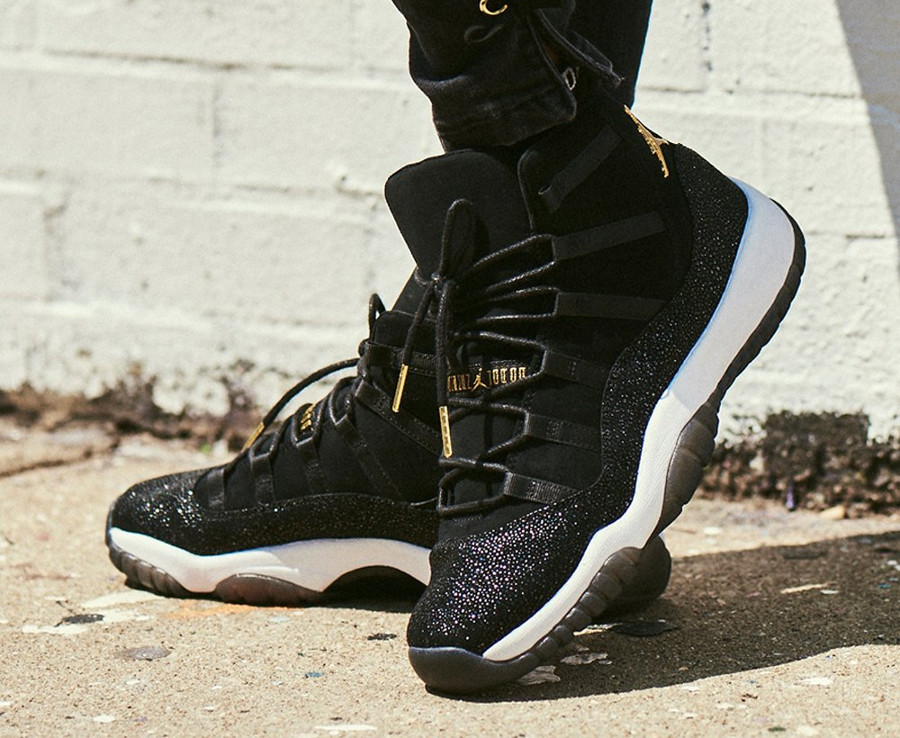 Où trouver la Air Jordan 11 XI Heiress 'Black Stingray Gold' ?