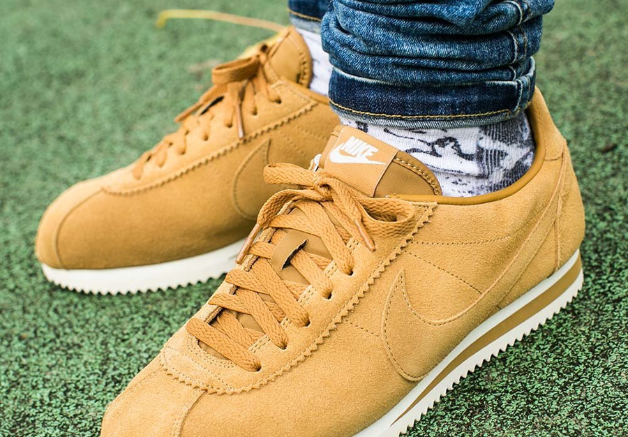 Marcha mala Ensangrentado cartucho Nike Cortez Suede SE 'Wheat Flax' (marron) : notre avis