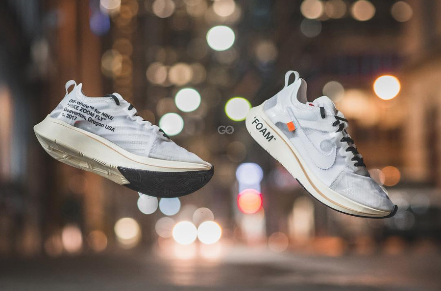 Off White x Nike Zoom Fly SP Foam Transparente The Ten