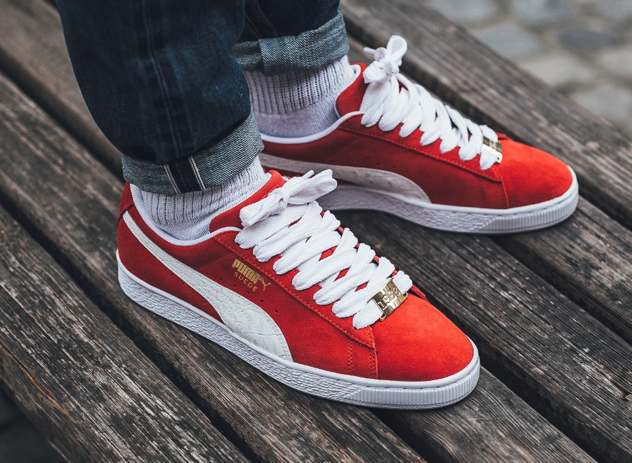 puma suede 1968 red