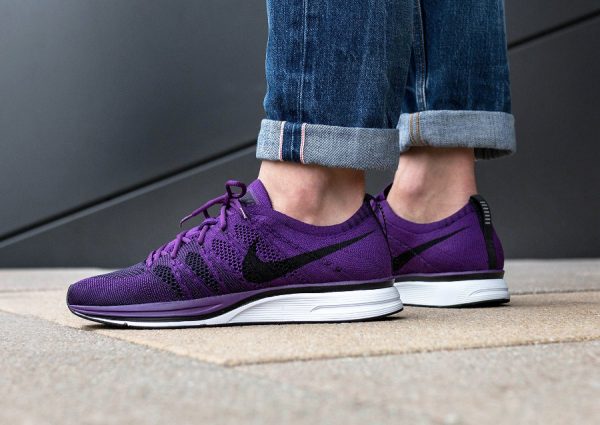 nike flyknit free femme violet