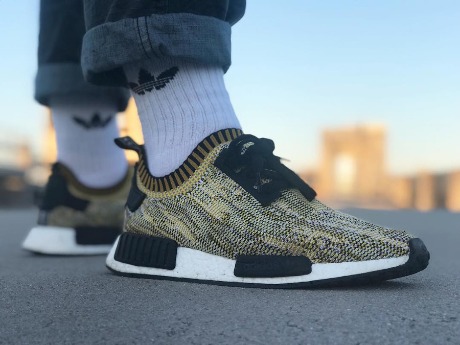 adidas nmd r1 pk yellow glitch