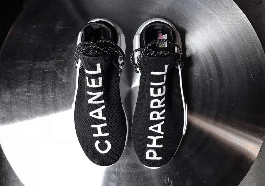 Chanel x Pharrell x Adidas NMD HU Trail