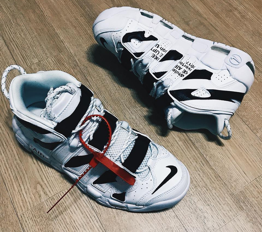 Off White x Nike Air More Uptempo customisée
