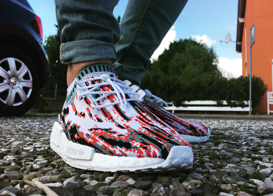 adidas nmd r1 sneakersnstuff datamosh clear aqua