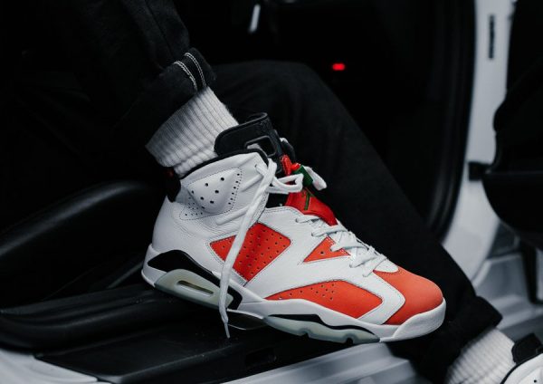 air jordan 6 gatorade on feet