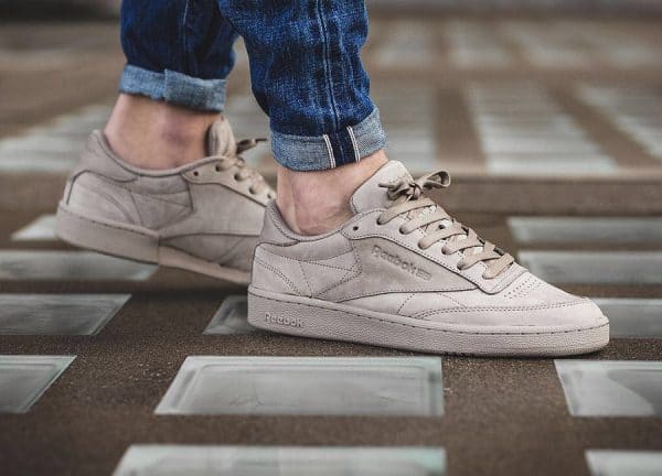 reebok club c 85 nubuck sneaker