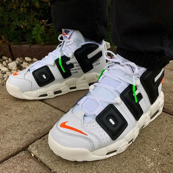 fausse off white nike air more uptempo blanche white (1)