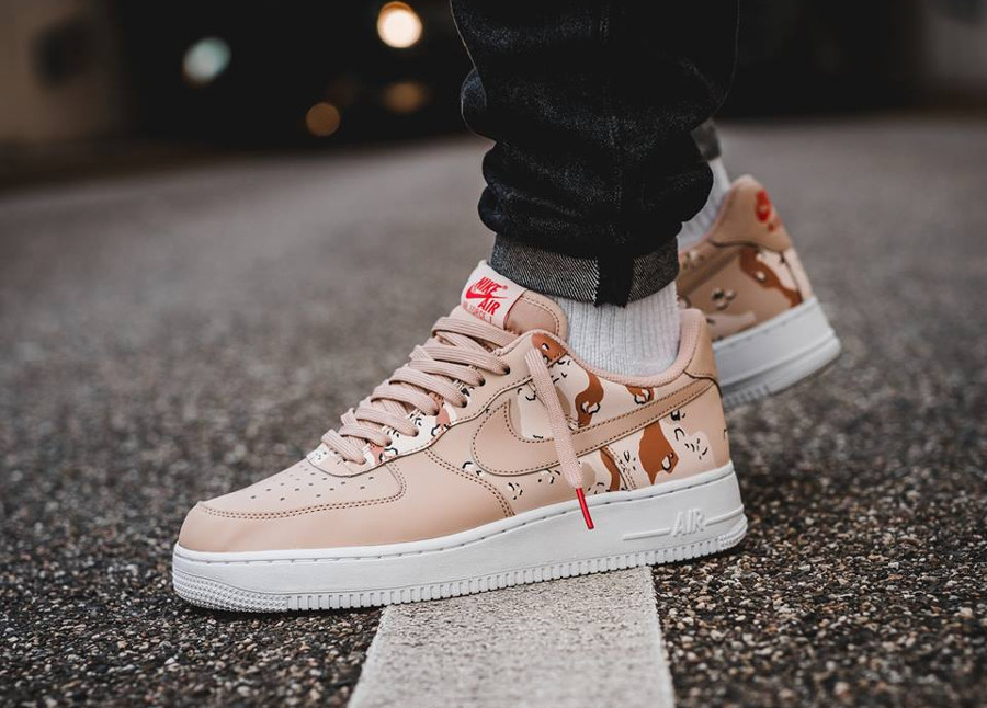 Chaussure Nike Air Force 1 Low 07 LV8 Bio Beige Country Camo Pack