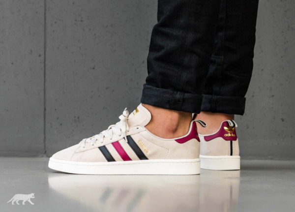 Chaussure Adidas Campus 80's Suede Beige Mystery Ruby